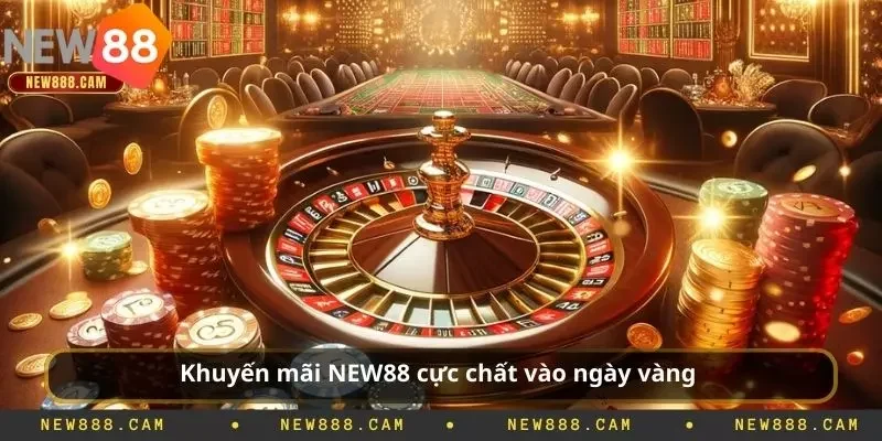 Khuyến mãi NEW88 cực chất vào ngày vàng